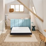 Sommier dco tapissier vigoroso gris fonc - bultex 160x200