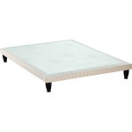 Sommier extra plat tapissier 10cm epeda 90x190