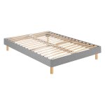 Sommier en kit dco gris clair - merinos 160x200