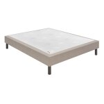 Sommier nature confort mdium 18 cm - epeda chin naturel 160x200