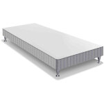 Sommier simmons  lattes recouvertes d35v 90x200 + pieds