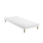 Sommier tapissier blanc 13 cm lune - someo 2x80x200 Sommier tapissier blanc 13 cm lune - someo 2x80x200