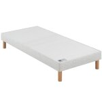 Sommier tapissier  lattes recouvertes power bultex - 90x190
