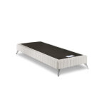 Sommier tapissier simmons f1rst gris 17 cm 90x200