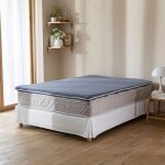 Terre de nuit housse surmatelas jersey anthracite 100% coton extensible 160x200
