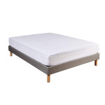 Terre de nuit protège matelas anti - acariens microstop molleton imperméable - bonnet 27 cm 110x190 Terre de nuit protège matelas anti - acariens microstop molleton imperméable - bonnet 27 cm 110x190