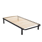 Terre de nuit sommier cadre  lattes mtal en kit 90x190