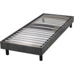 Terre de nuit sommier kit dcor bton zone lombaire renforce et pieds inclus 90x190