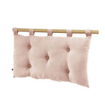 Terre de nuit tte de lit  suspendre double gaze 50x80 cm rose