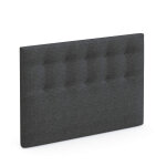 Tête de lit déco capitonnée nuit noire - someo 140 Tête de lit déco capitonnée nuit noire - someo 140