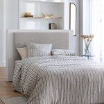 Tête de lit déco gris lumière - someo 140 Tête de lit déco gris lumière - someo 140