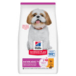 1, 5kg mature adult 7 + small & mini poulet hill's science plan - croquettes pour chien