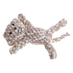 1 jouet en coton tress en forme de singe, pour chien