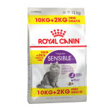 10 + 2kg gratuits sensible33 royal canin croquettes pour chat