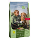 10 kg de croquettes pour chiens mera pure green adult vganes avoine, millet et fves fava