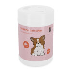 100 lingettes de soin tiaki pour chien et chat