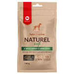 100g naturel b?uf doux � l'origan super premium maced friandises pour chien : zoopoints x 3 !