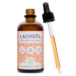 100ml natur huile de saumon wolfsbacher complment alimentaire pour chat