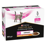 10x85g purina veterinary diets ur st / ox urinary poulet - p�t�e pour chat