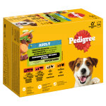 24 x 100 g pedigree sachets fracheur multipack slection mixte en sauce (4 varits) nourriture humide ...