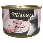 12 x 185g cocktail de viande miamor proies fines nourriture humide pour chats