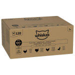120x 85g whiskas adult sachet s�lection volaille en gel�e nourriture humide pour chats