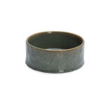 1200 ml, �18x7 cm �cuelle en c�ramique pour chien designed by lotte, verte