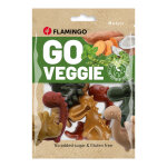 120g flamingo veggie dinosaur mix 4 pi�ces friandises pour chien