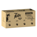120x85g jumbopack felix sensations 4 saveurs en gelée - pâtée pour chat 120x85g jumbopack felix sensations 4 saveurs en gelée - pâtée pour chat