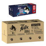 120x85g tendres effils : boeuf, poulet, canard, agneau felix jumbopack nourriture humide pour chat + ...