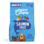 12kg edgard & cooper adult saumon sans céréales - croquettes pour chien 12kg edgard & cooper adult saumon sans céréales - croquettes pour chien