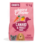 12kg edgard & cooper puppy canard, poulet sans céréales - croquettes pour chien 12kg edgard & cooper puppy canard, poulet sans céréales - croquettes pour chien