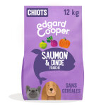12kg edgard & cooper puppy saumon, dinde sans céréales - croquettes pour chien 12kg edgard & cooper puppy saumon, dinde sans céréales - croquettes pour chien