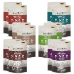 12x 125g venandi animal monoprotein mix ii (6 sortes) nourriture pour chat humide