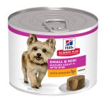 12x 200g de nourriture humide pour chiens hill?s science plan mature small & mini mousse au poulet