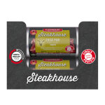 12x 500g fleischeslust steakhouse sensitive ch�vre pur nourriture pour chien humide