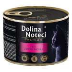 12x185g, dolina noteci premium, filet de poitrine de dinde, nourriture humide pour chats