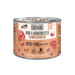 6x200g mac's boeuf, coeur de poulet - p�t�e pour chat