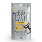 12x70g poulet au foie de canard schesir special exigent nourriture humide pour chat