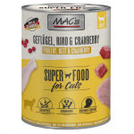 12x800g mac's lot mixte volaille, cranberries + canard, dinde, poulet - pâtée pour chat 12x800g mac's lot mixte volaille, cranberries + canard, dinde, poulet - pâtée pour chat