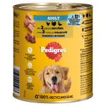 12x800g volaille en p�t� pedigree classic nourriture humide pour chien