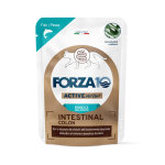 12x80g forza 10 intestinal colon active vet diet poisson blanc nourriture pour chat humide