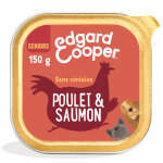 150g edgard & cooper senior sans céréales poulet, saumon - pâtée pour chien 150g edgard & cooper senior sans céréales poulet, saumon - pâtée pour chien