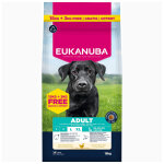 15kg adult large et giant breed au poulet premium nutrition eukanuba croquettes pour chien + 3kg offertes ...