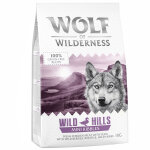 1kg wolf of wilderness adult wild hills canard, sans c�r�ales croquettes pour chien