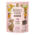 1kg rosie's farm single meat adult agneau avec riz nourriture sche pour chats
