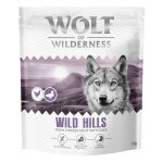 1kg wolf of wilderness adult wild hills canard, sans c�r�ales croquettes pour chien