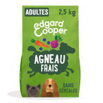 2, 5kg edgard & cooper adult agneau sans céréales - croquettes pour chien 2, 5kg edgard & cooper adult agneau sans céréales - croquettes pour chien