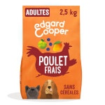 2, 5kg edgard & cooper adult poulet sans céréales - croquettes pour chien 2, 5kg edgard & cooper adult poulet sans céréales - croquettes pour chien