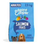 2, 5kg edgard & cooper adult saumon sans céréales - croquettes pour chien 2, 5kg edgard & cooper adult saumon sans céréales - croquettes pour chien